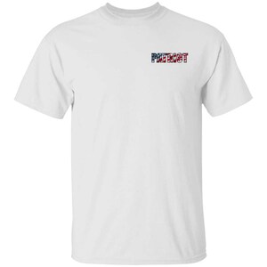 Patriot 1776 American Bald Eagle Double Sided T-Shirt