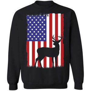 Hunting American Flag Sweatshirt