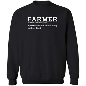 Funny Farmer Definition Crewneck  Sweatshirt