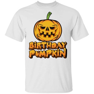 Birthday Pumpkin Halloween T-Shirt