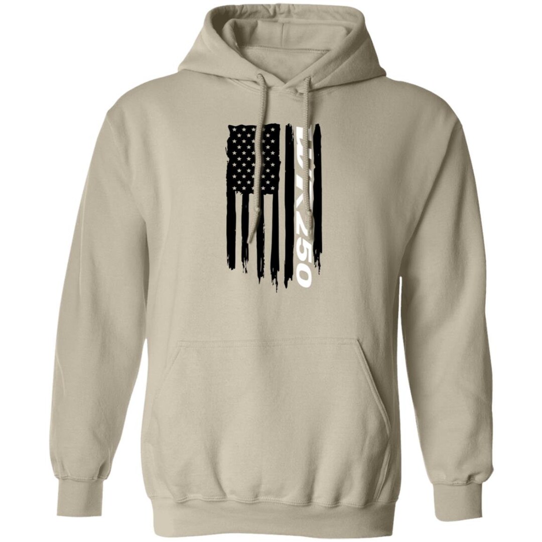 WR 250 American Flag Pullover Hoodie - Etsy