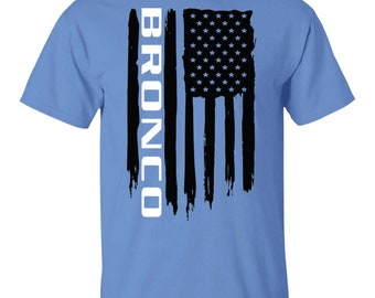 WSA Bronco American Flag T-Shirt