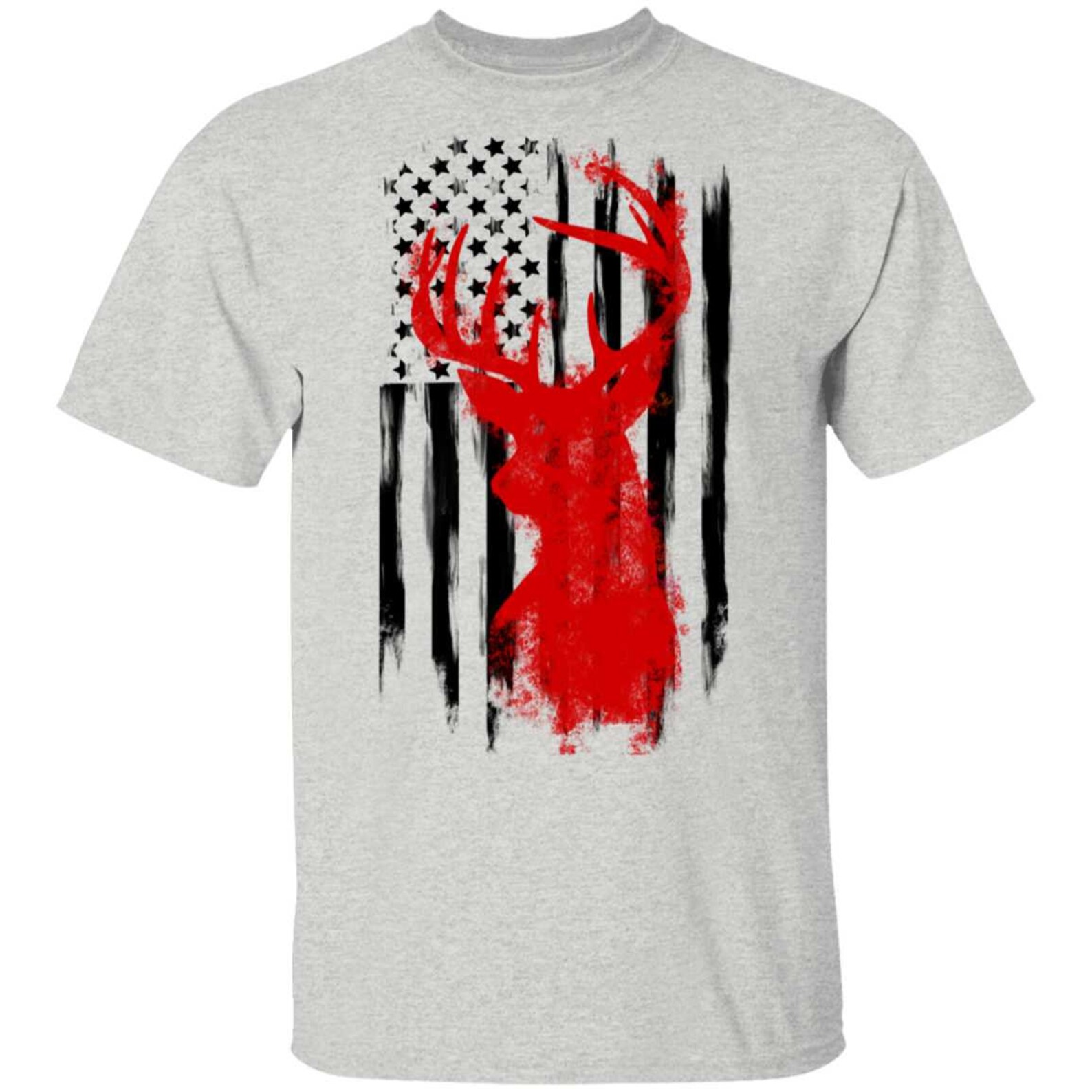 American Flag Hunting Deer T-shirt - Etsy