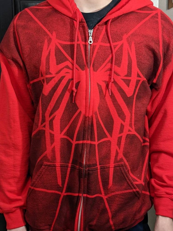 Adulto The Spider: Sudadera con capucha Spiderman 2002 - Etsy