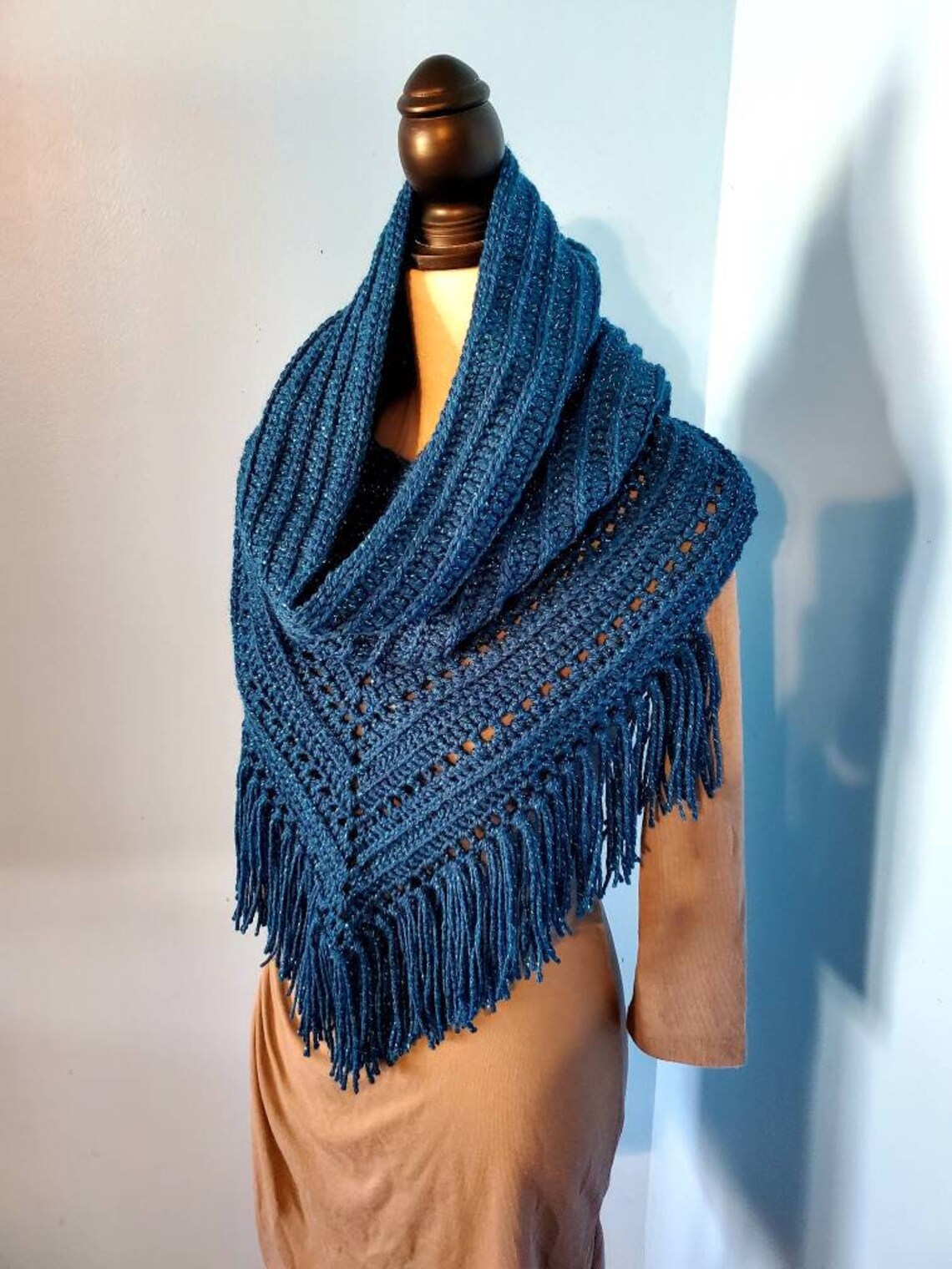 wild oleander hooded scarf crochet pattern