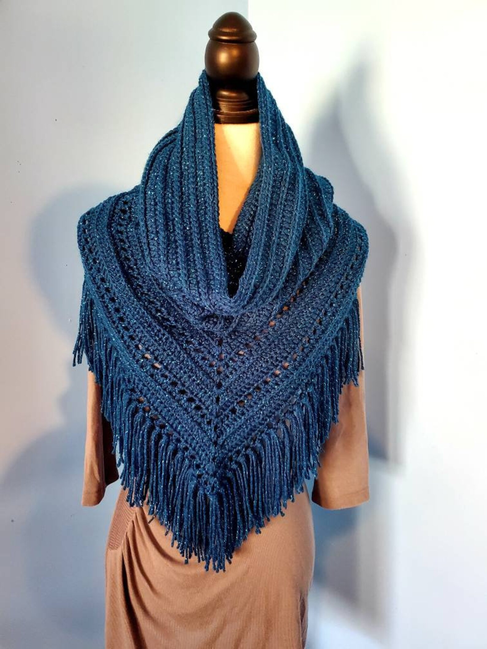 wild oleander hooded scarf crochet pattern
