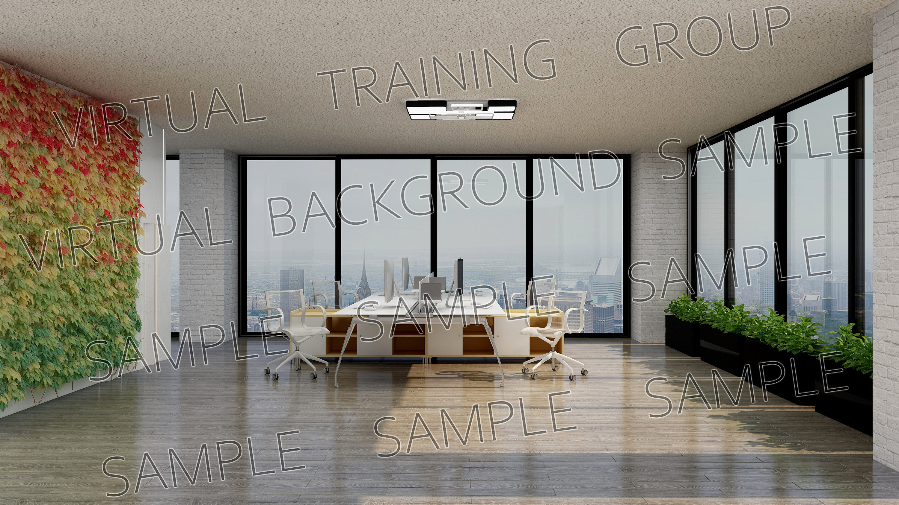 Virtual Background For Zoom Meetings: Skyscraper Office Room. | Etsy