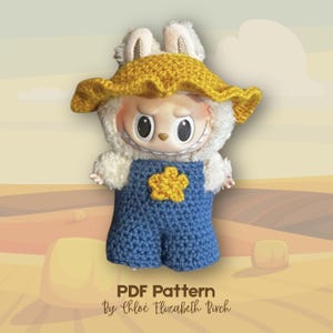 Labubu Harvest outfit PDF Crochet Pattern