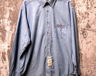 REMI RELIEF Chambray シャツ REMI RELIEF 5oz Selvedge Chambray Work Shirt – Leather Healer
