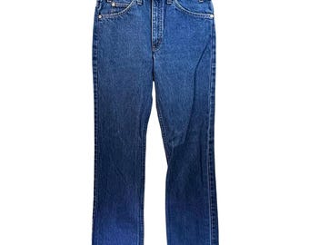 Vintage Levis 517 Orange Tab Mens 30x34 Bootcut Jeans Made in USA Blue Denim
