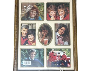 Decorel 11x14 Wall Album Picture Frame 7 Opening Wood Grain Vintage 3111 NEW