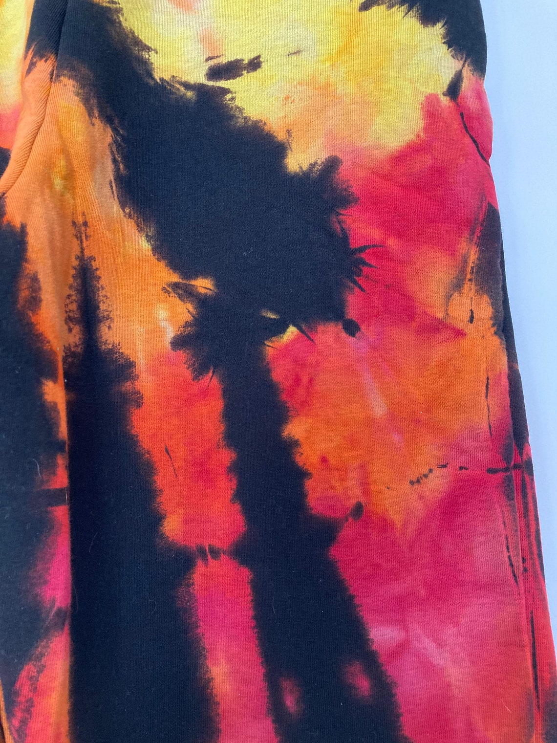 fire print joggers