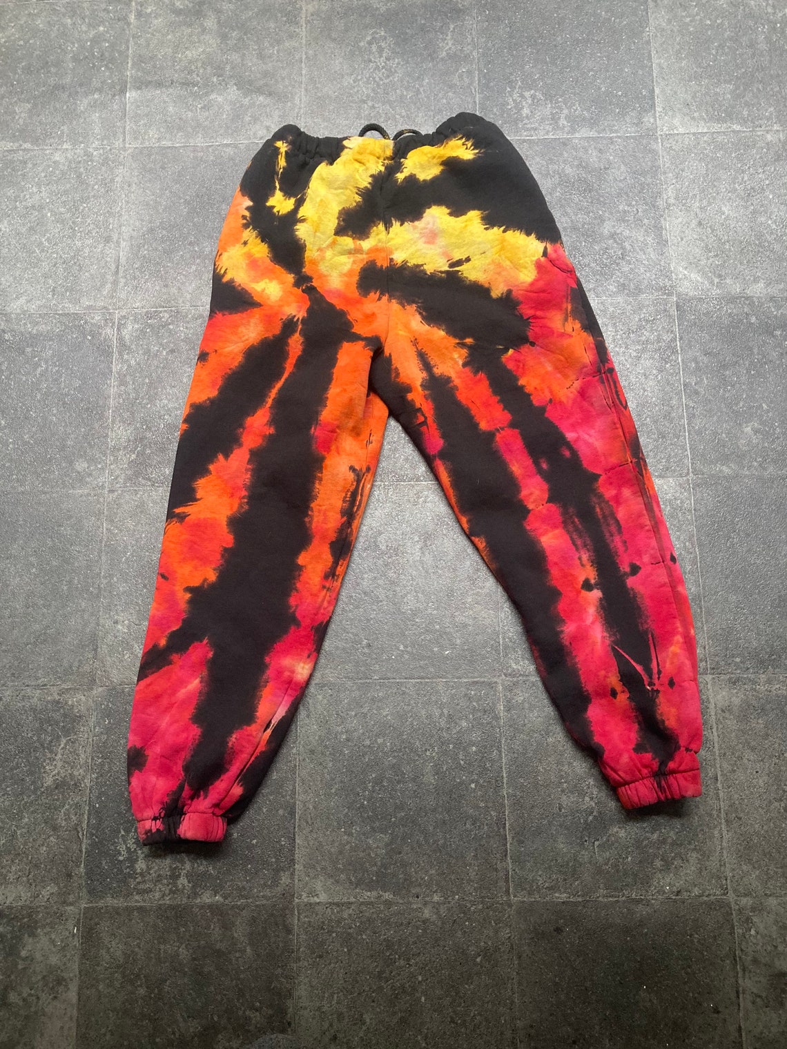 fire print joggers