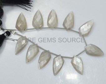 Grey Moonstone Beads Etsy