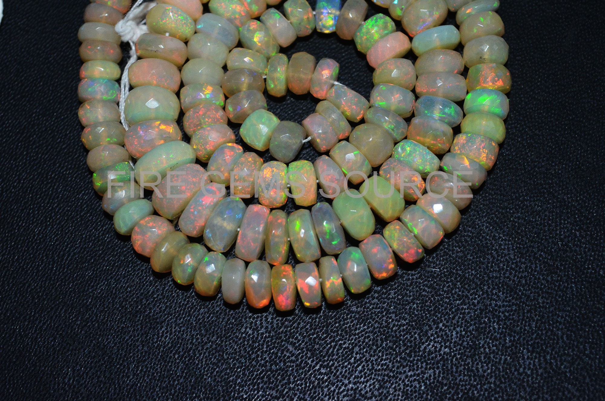 Welo AAA Quality Ethiopian Opal Faceted Rondelle Beads Welo - Etsy