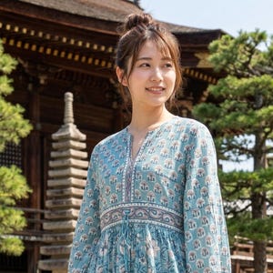knee length dresses for ladies Buy Linen Midi Dress for Women Vintage Pink Online main image 1