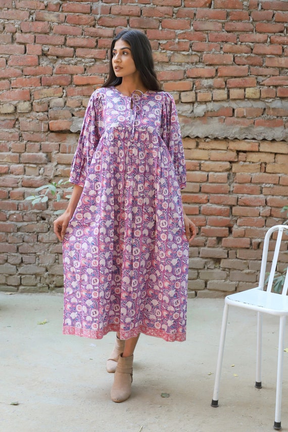 cotton maxi dress