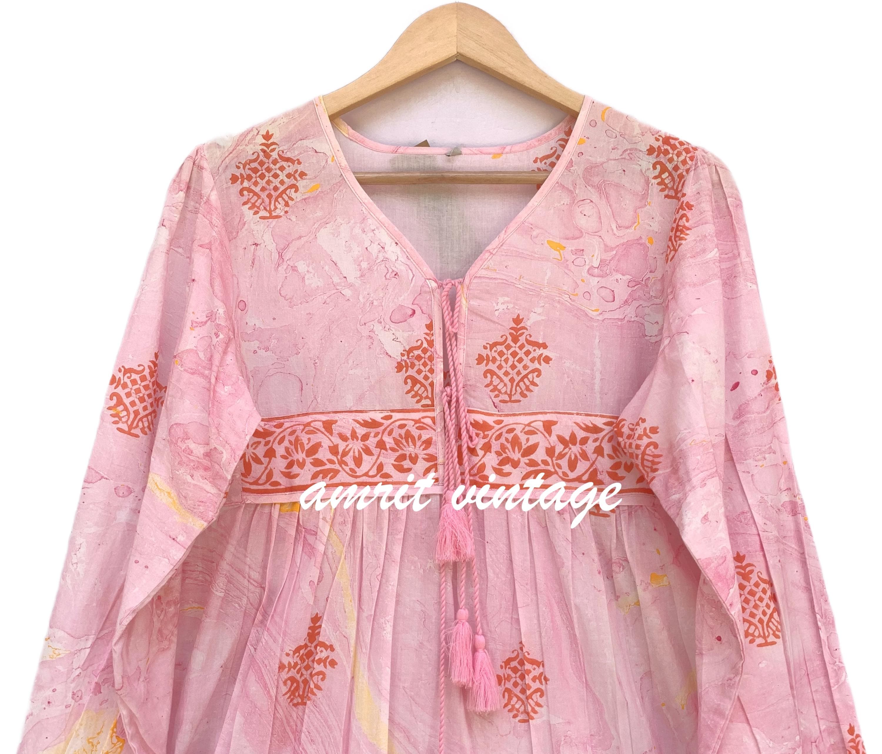batik pink dress Laureen Batik Dress