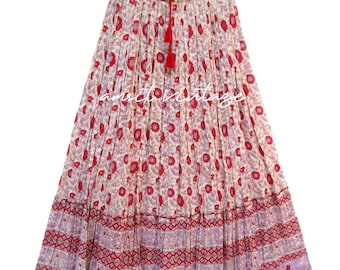 summer happy floral look like maxi skirts - summer casual wear long maxi skirts