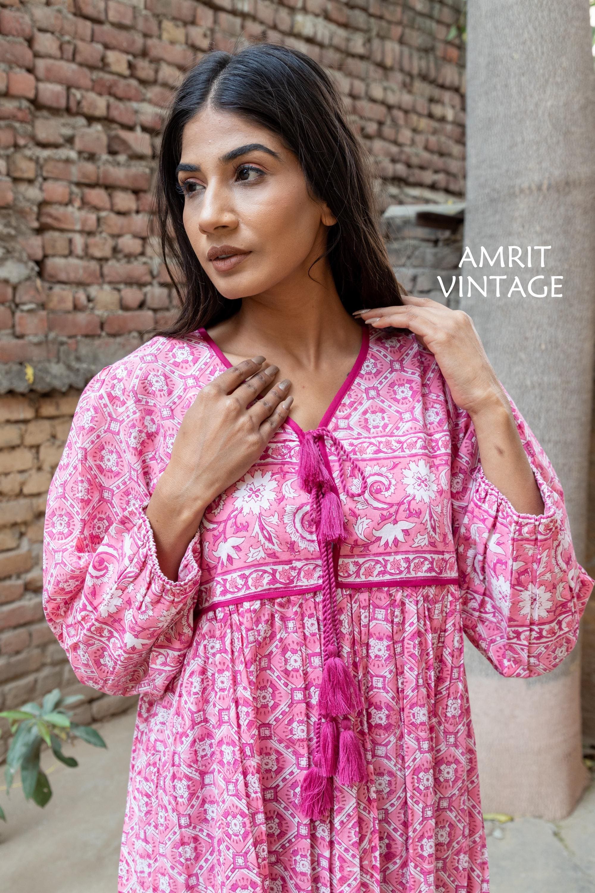 YouKD Maxi Abito Estivo Da Donna Bohémien Lungo Caftano Etnico Modello - Foto 2