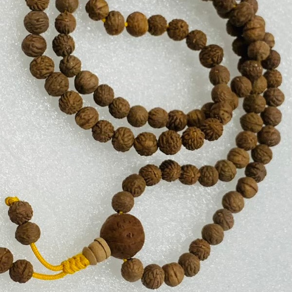 Bodhi Mala Buddhistische Gebet Mala 108 Perlen Mala Tibetische Mala natürliche Bodhi Samen