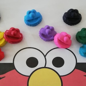 Elmo Crayon Party Favours - Set of 24 crayons