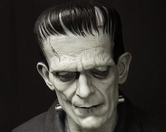 Boris Karloff Frankenstein Bust - 1931 (PAINTED)