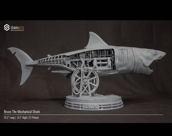 JAWS - Bruce The Mechanical Shark Resin Kit