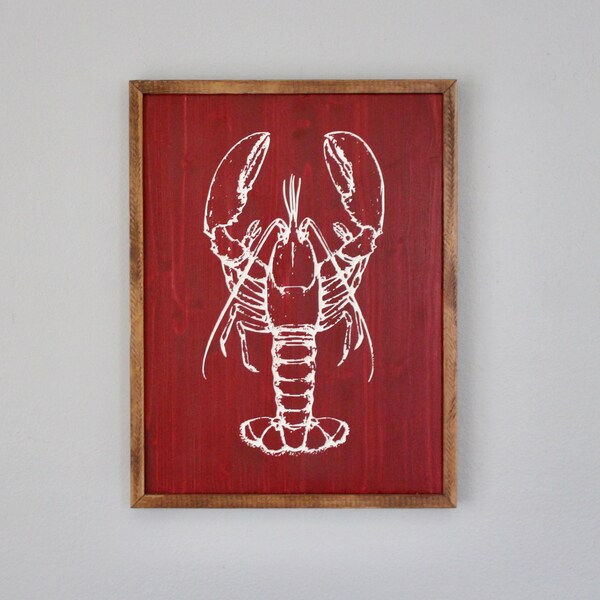 Lobster Wall Art Etsy