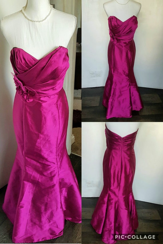 fuchsia pink dress for wedding
