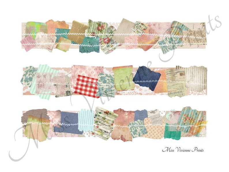 Snippet Strips Digital Download, Printable Paper Snippets for Junk ...