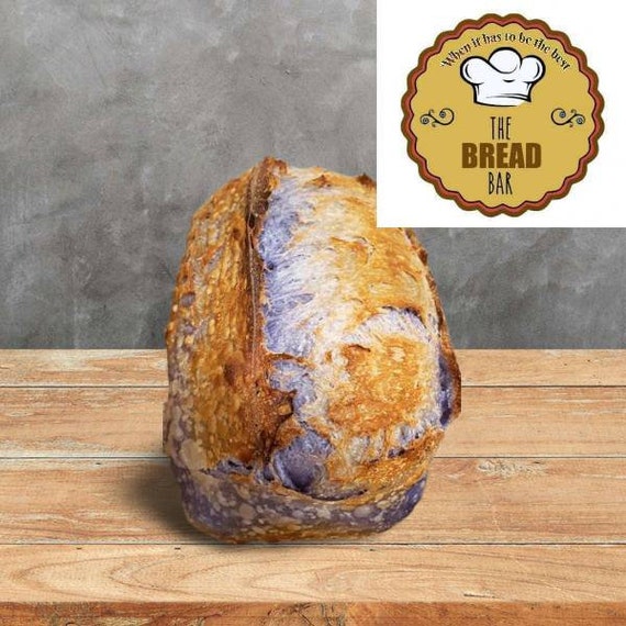 Butterfly Pea Flower Sourdough Bread Etsy