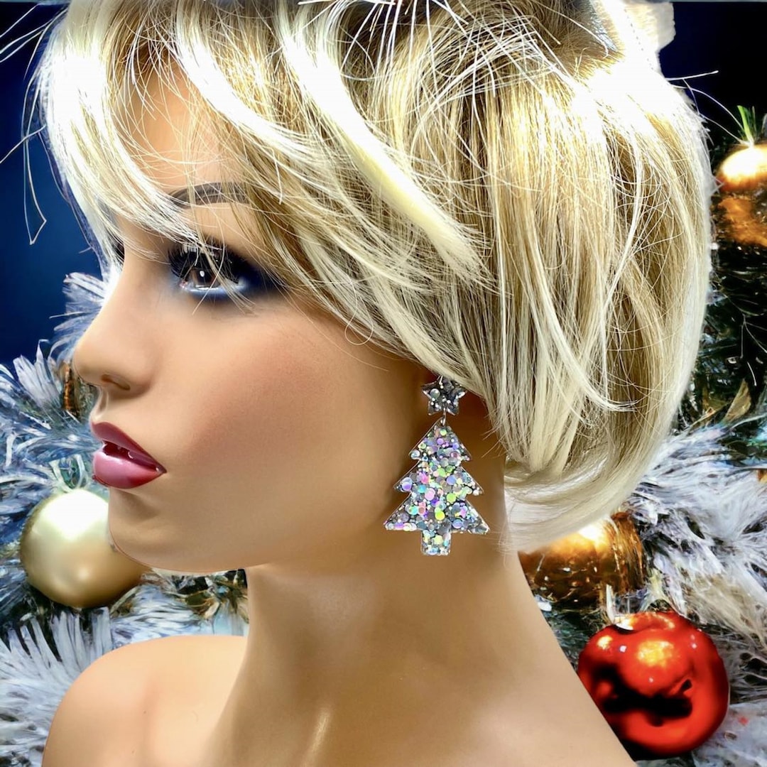 Prêt à partir Boucles doreilles sapin de Noël Boucles Etsy Canada