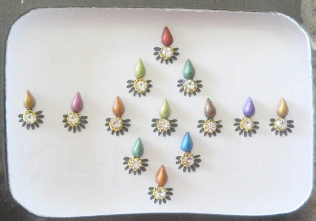 Bindi Sticker, New Fancy Indian Tikka Style Bindi Dot Bollywood Fashion ...