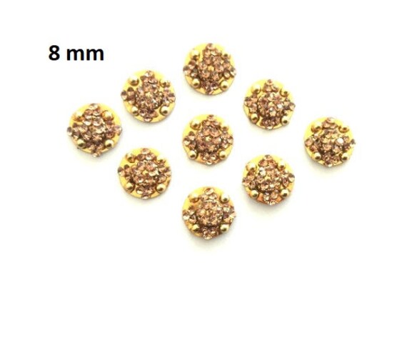 Round Gold Bindi Fancy Party Bindis Bindi Stickers Golden Bindis Gold Bindi Jewelry Wedding Gold Face Jewels bridal Forehead Bindi Dot Etsy