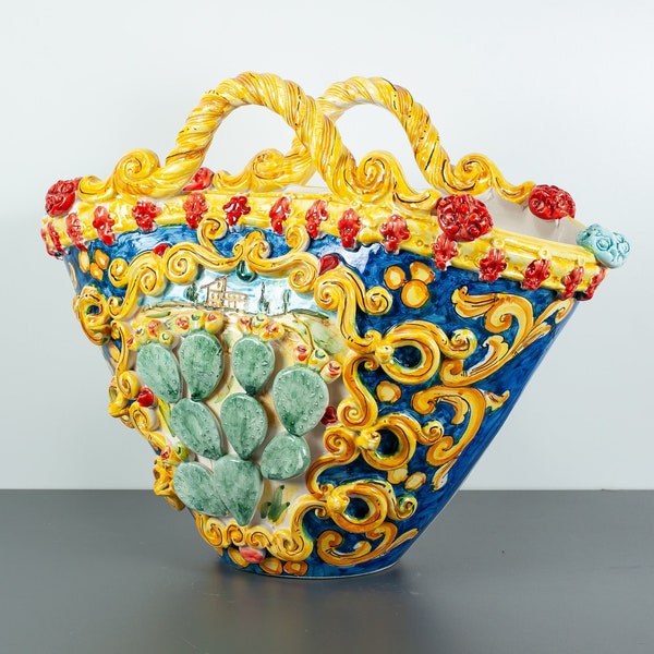 Sicilian Ceramic Bag - Sicilian ceramic bag