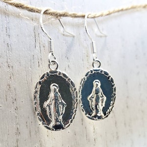 Virgin Mary Earrings