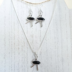 Ballerina Earrings or Necklace set
