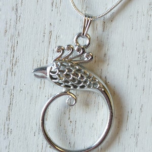Silver Bird Of Paradise Necklace