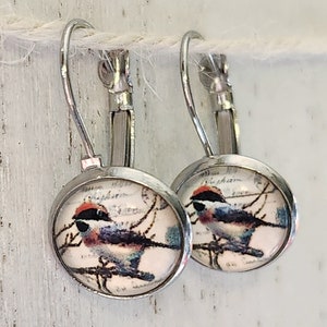 Bird Art Earrings