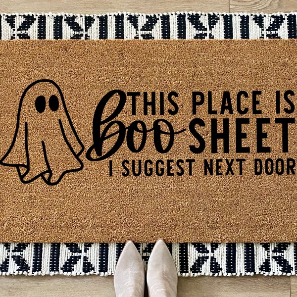 Halloween Doormat Etsy
