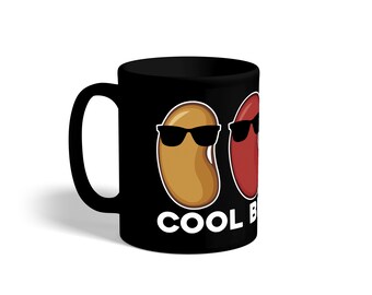 Cool Beans black mug - @designbyjorge