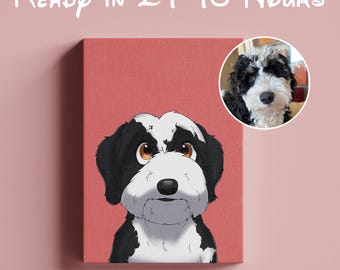 Custom Disney-Cartoon Pet Portrait | Personalized Portraits | Gifts for Birthday, Anniversary & More | Custom Pet Art | Digital and Prints