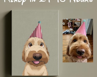 Custom Disney-Cartoon Pet Portrait | Personalized Portraits | Gifts for Birthday, Anniversary & More | Custom Pet Art | Digital and Prints