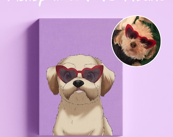 Custom Disney-Cartoon Pet Portrait | Personalized Portraits | Gifts for Birthday, Anniversary & More | Custom Pet Art | Digital and Prints