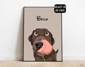 Retrato de mascota personalizado / Arte personalizado de gatos y perros (archivo digital)