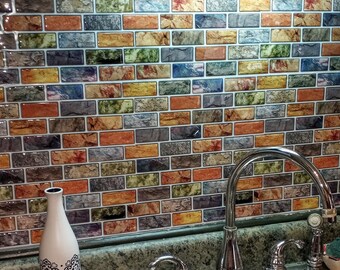 Smart Tiles Smartedge Panella Peel and Stick Finishing Edge Backsplash  Border DIY SE1143 