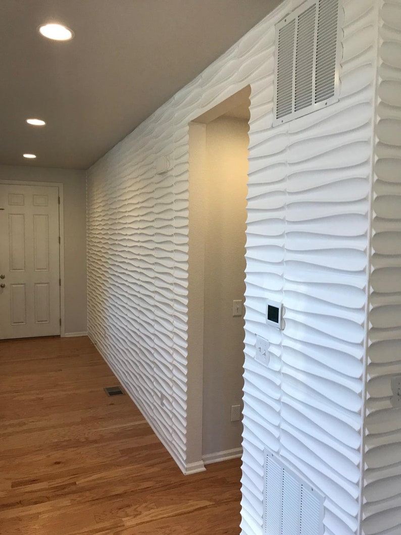 Art3d Paintable 3D Texture Wall Panels Pack of 12 Tiles 32 Sq Etsy