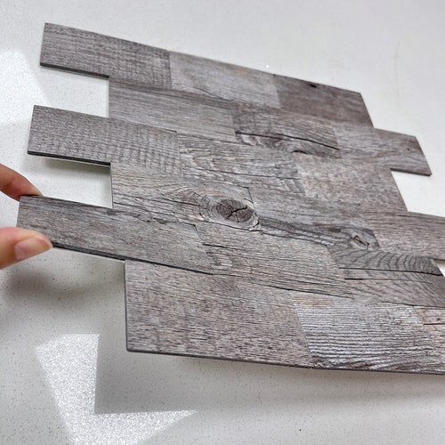 Art3d Peel and Stick Backsplashes Wall Tile Gray Wood Grain Etsy