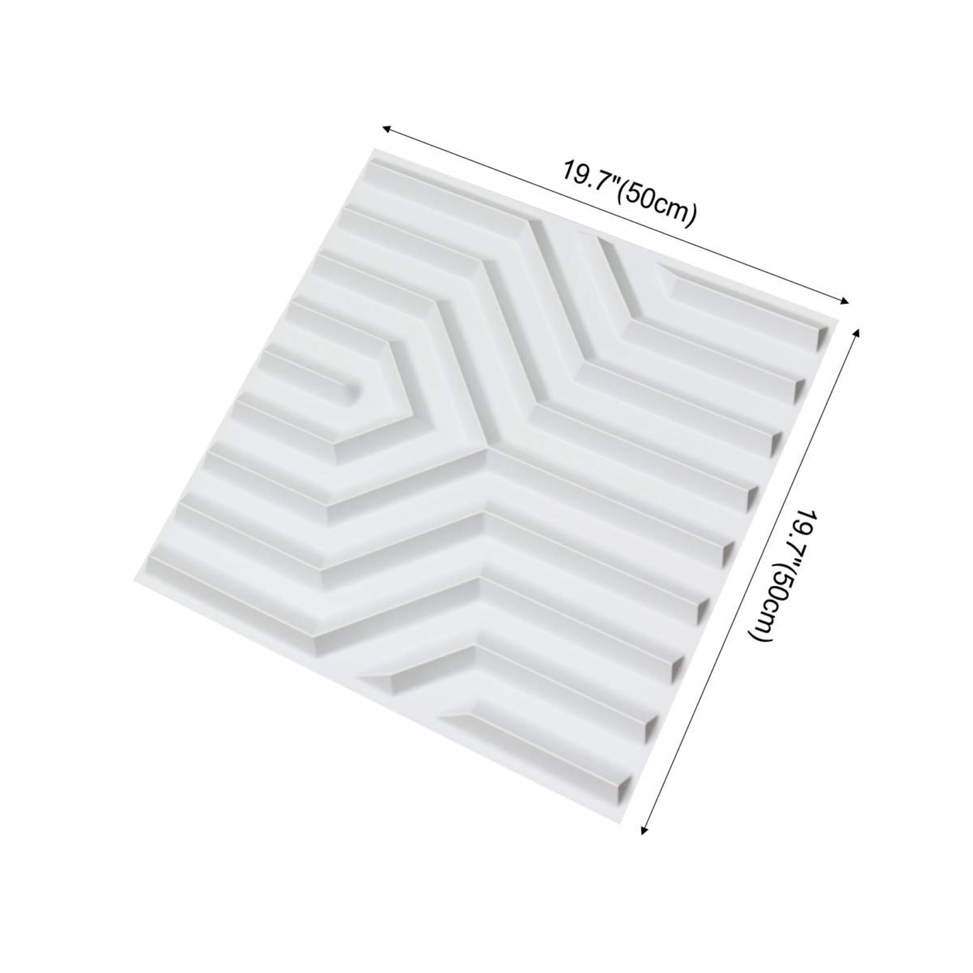 Art3d PVC 3D Wall Panels Geometric Mate Pattern Pack of 12 - Etsy UK